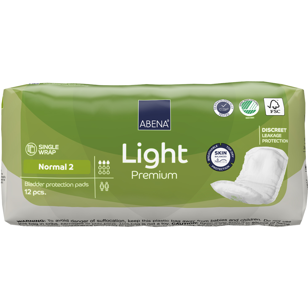 Abena Light Normal 2, 26-11cm Shaped Pads