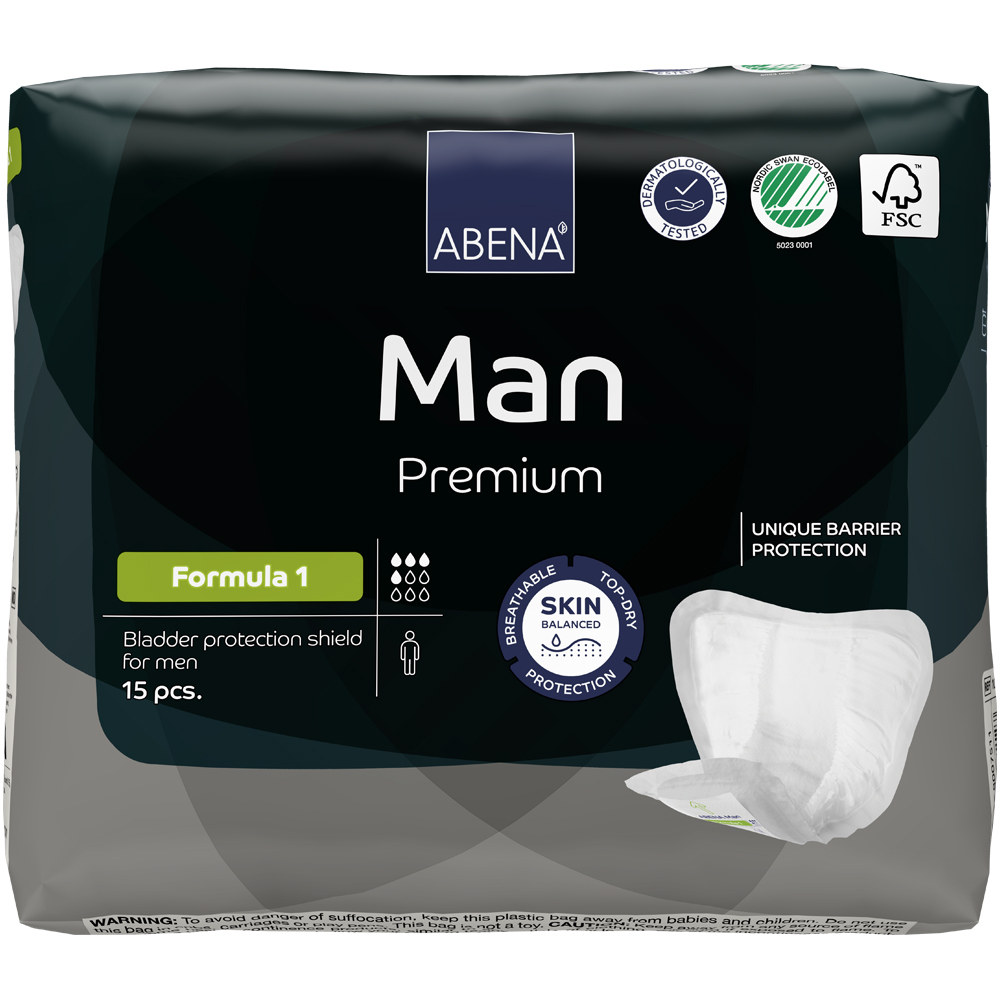 Abena Man Formula 1,  23-29cm Man Pads