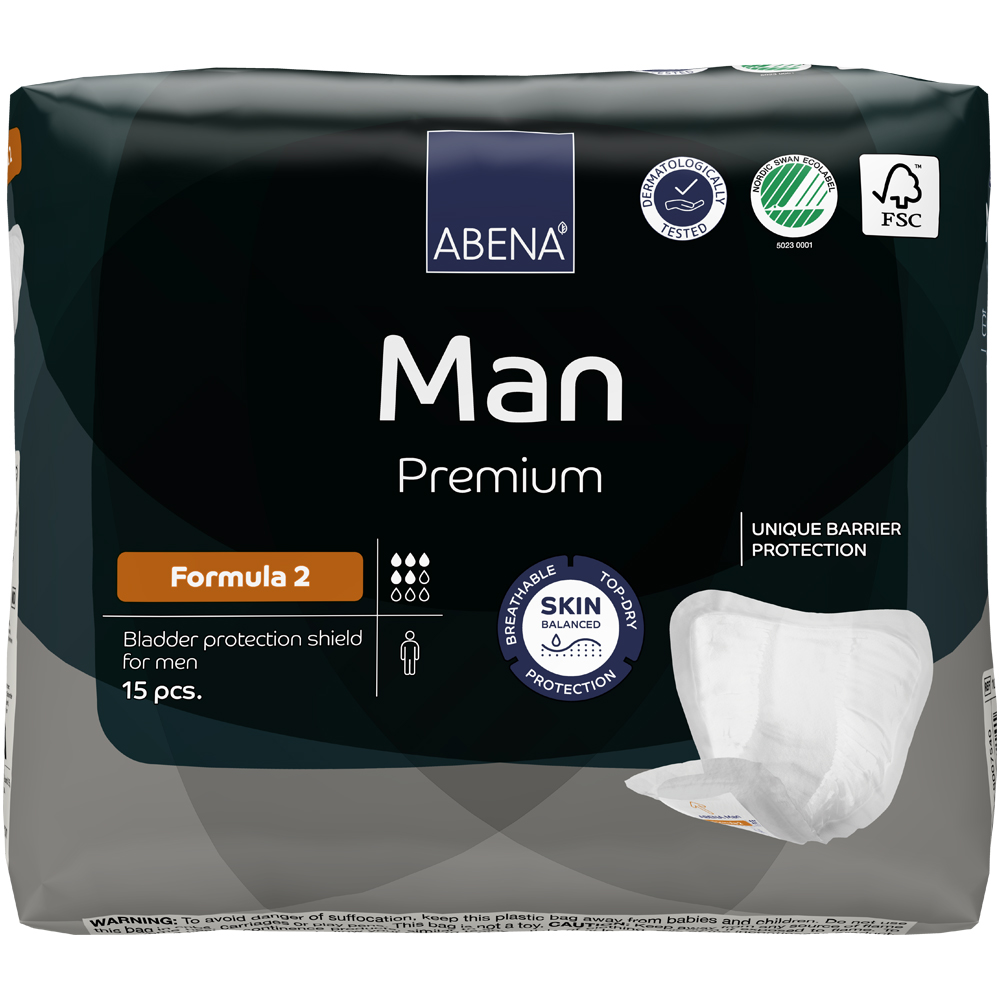 Abena Man Formula 2, 23-29cm Man Pads