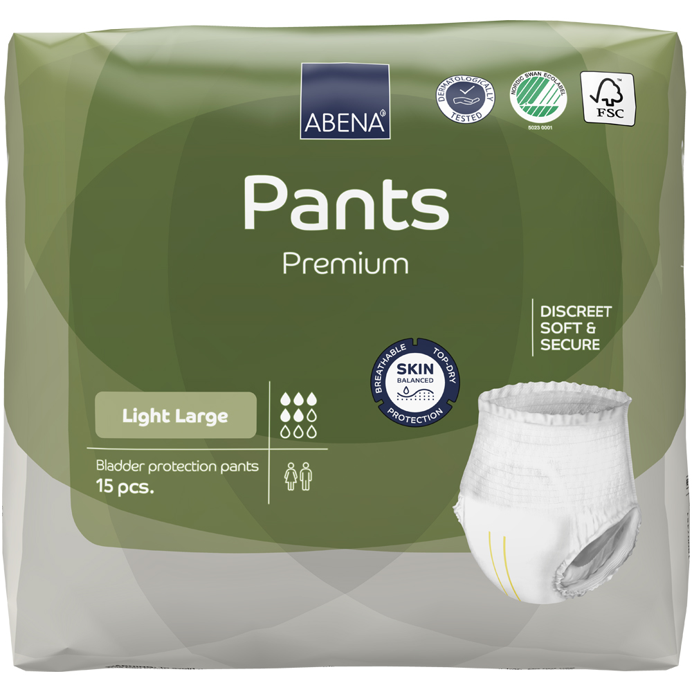 Abena Pants Light Large 100-140cm Pull-Up Unisex Incontinence