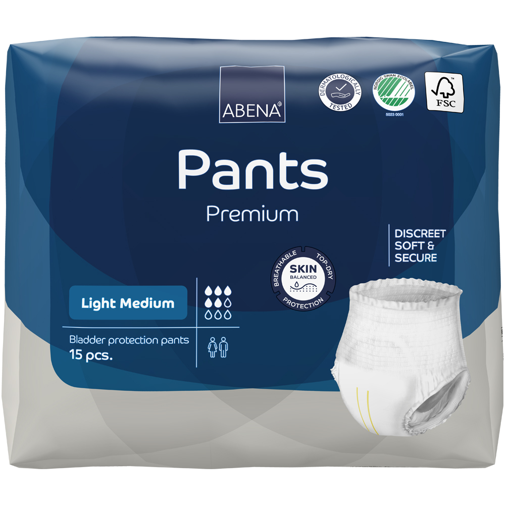 Abena Pants Light Medium 80-110cm Pull-Up Unisex Incontinence