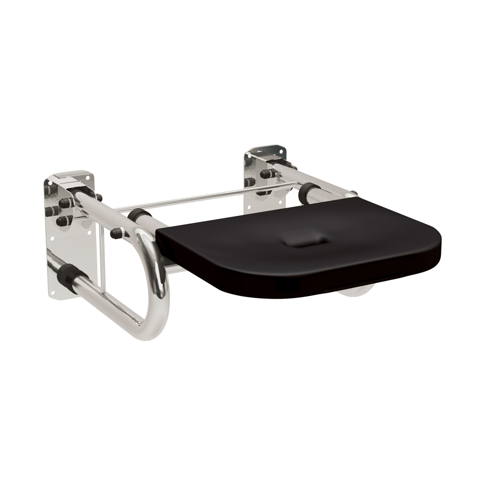 Bathex 650mm Projection Shower Seat – Foldable &amp; Durable - Stainless Steel -  Bathroom Wetroom CareHome - Buy Now - UK - Easy Care Systems