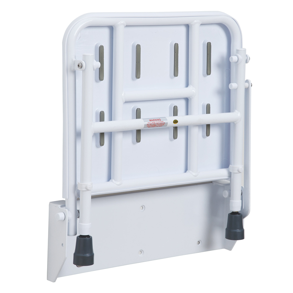 Bathex-Wall-Mounted Padded Shower Seat | Stainless Steel | dropdown Leg | Bathroom Wetroom Carehome | Order Now | UK Easy Care Systems