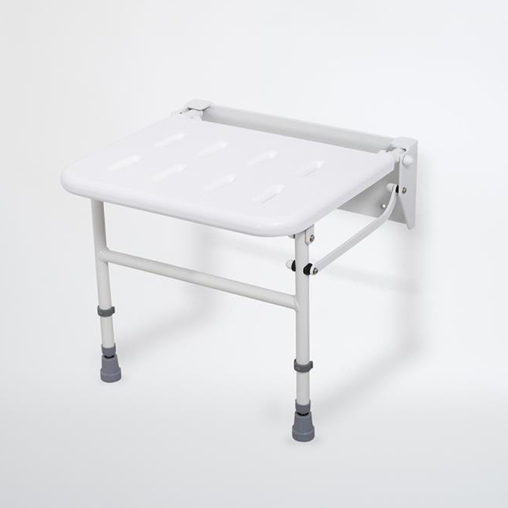 Bathex Compact Shower Seat With Drop Down Legs | Elderly Disabled | Bathroom Wetroom Care HOme | Buy Now | UK | Easy Care Systems