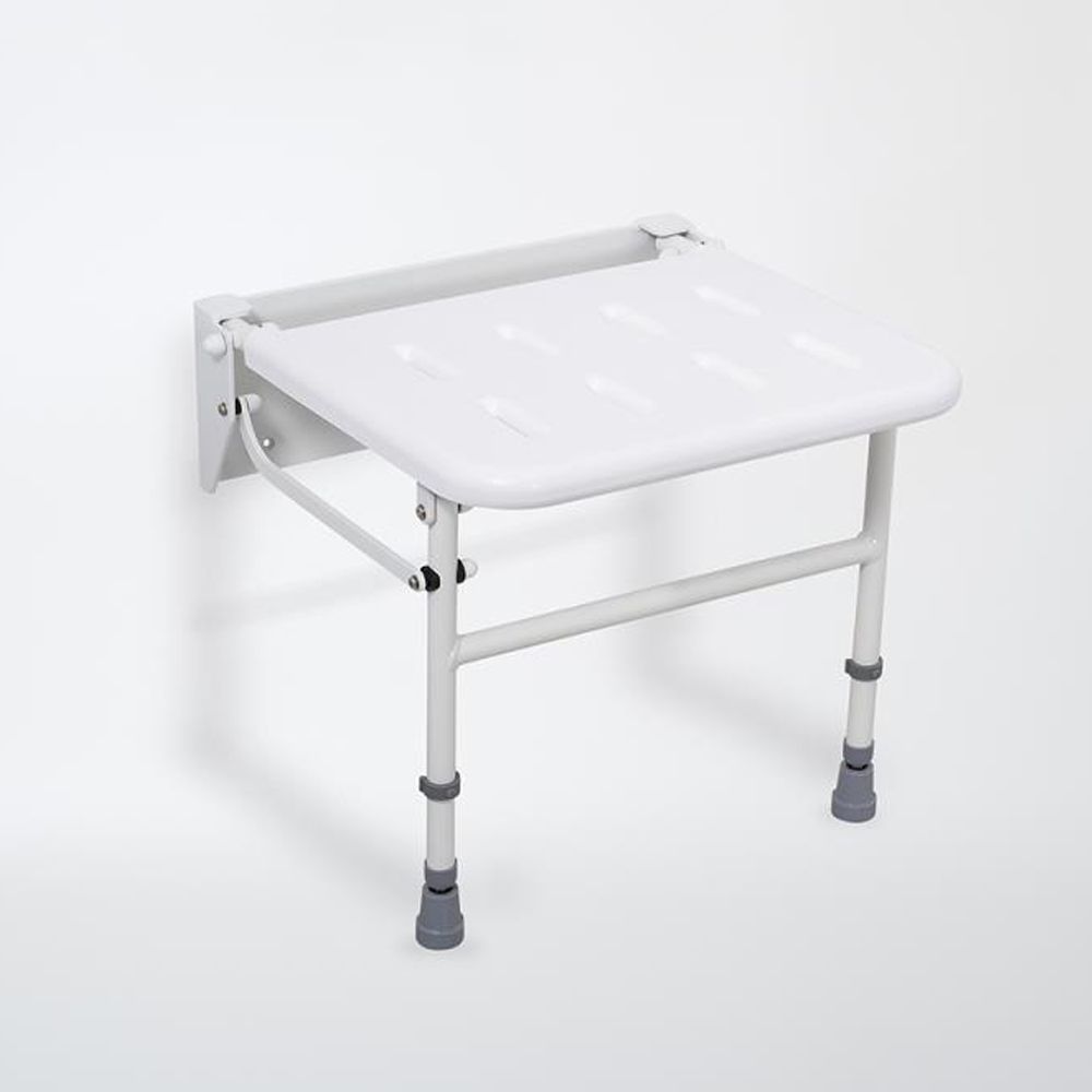 Bathex Compact Shower Seat With Drop Down Legs