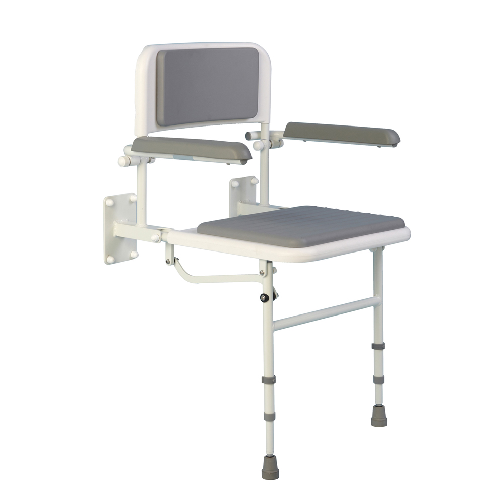 Bathex Padded Shower Seat with Arms and Backrest