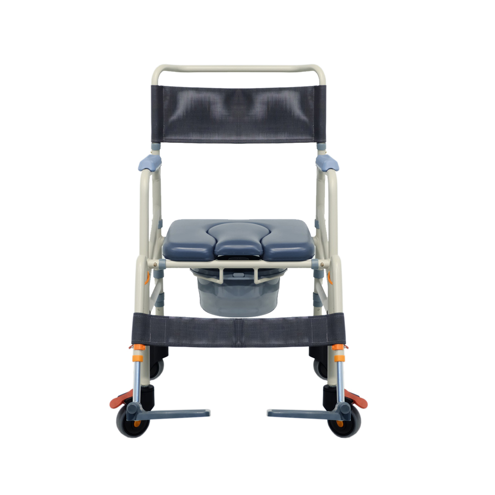 Folding shower commode chair for travel | Lightweight portable shower chair with wheels | Best travel shower commode chair Near Me UK Buy Now
