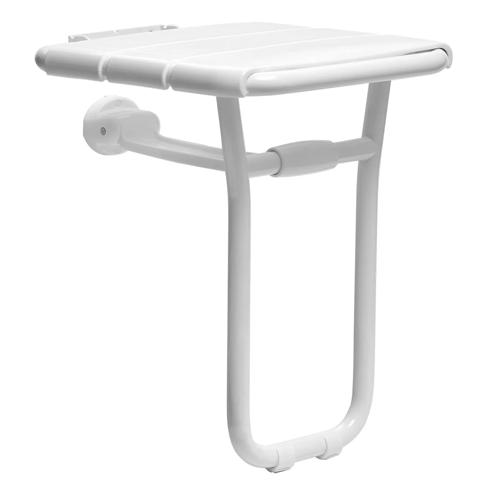 Helping Hand | Kingfisher® Wall Mounted Shower Seat with Legs