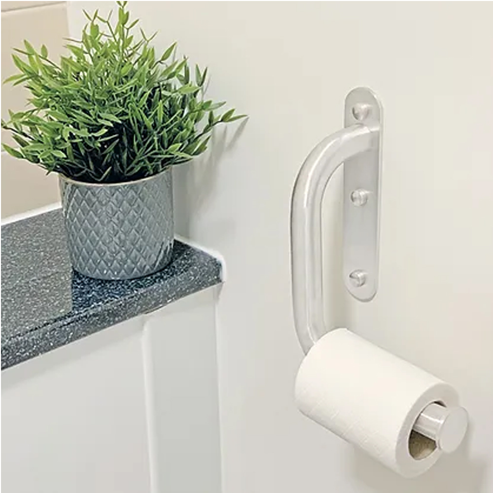 Invisible Creations | Toilet and Bathroom Accessories | Toilet Roll Holder | Grab Hand Rail | For Elderly and Disabled | UK Made | Buy Now | Order Online