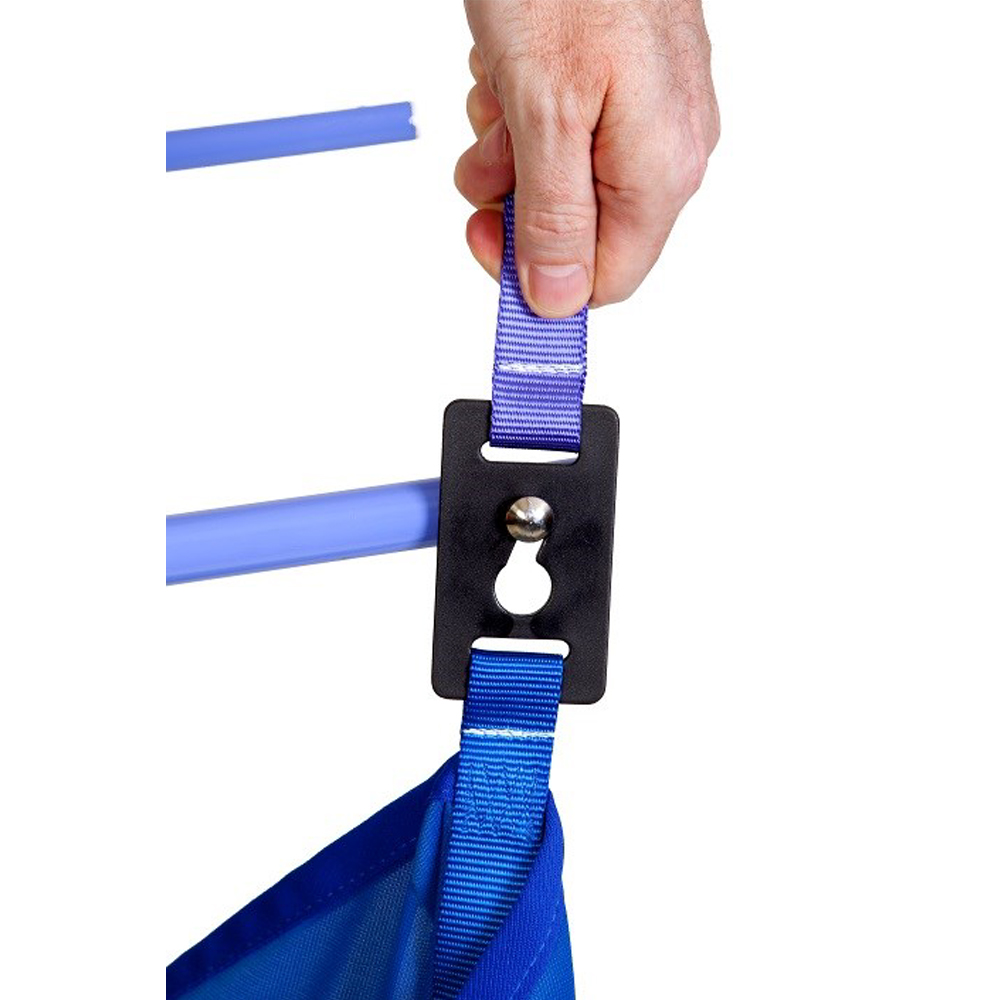 Prism Medical - Hoist Sling Loop to Clip conversion Kit (x4) - Lifting Manage at home - Disabeld Elderly Transfer Support - Buy Order Now - Easy Care Systems