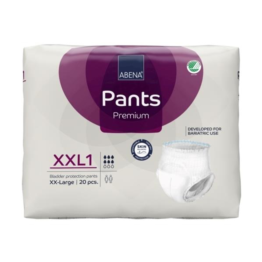 Abena Pants XXL1, Slip Bariatric Premium Pull-Up Pant (Waist/Hip size 150-203cm)