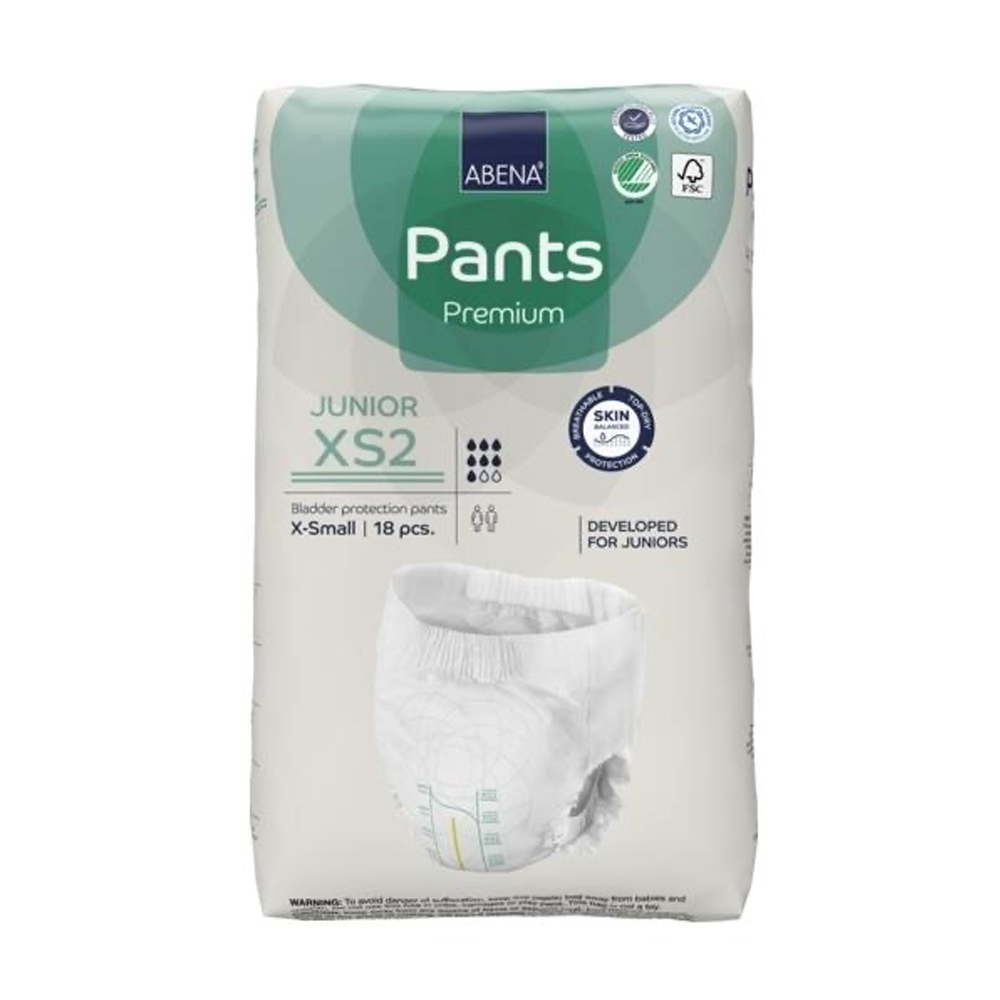 Abena Pants Pull Up Junior, XS2, Premium (Waist/hip size 50-75cm)
