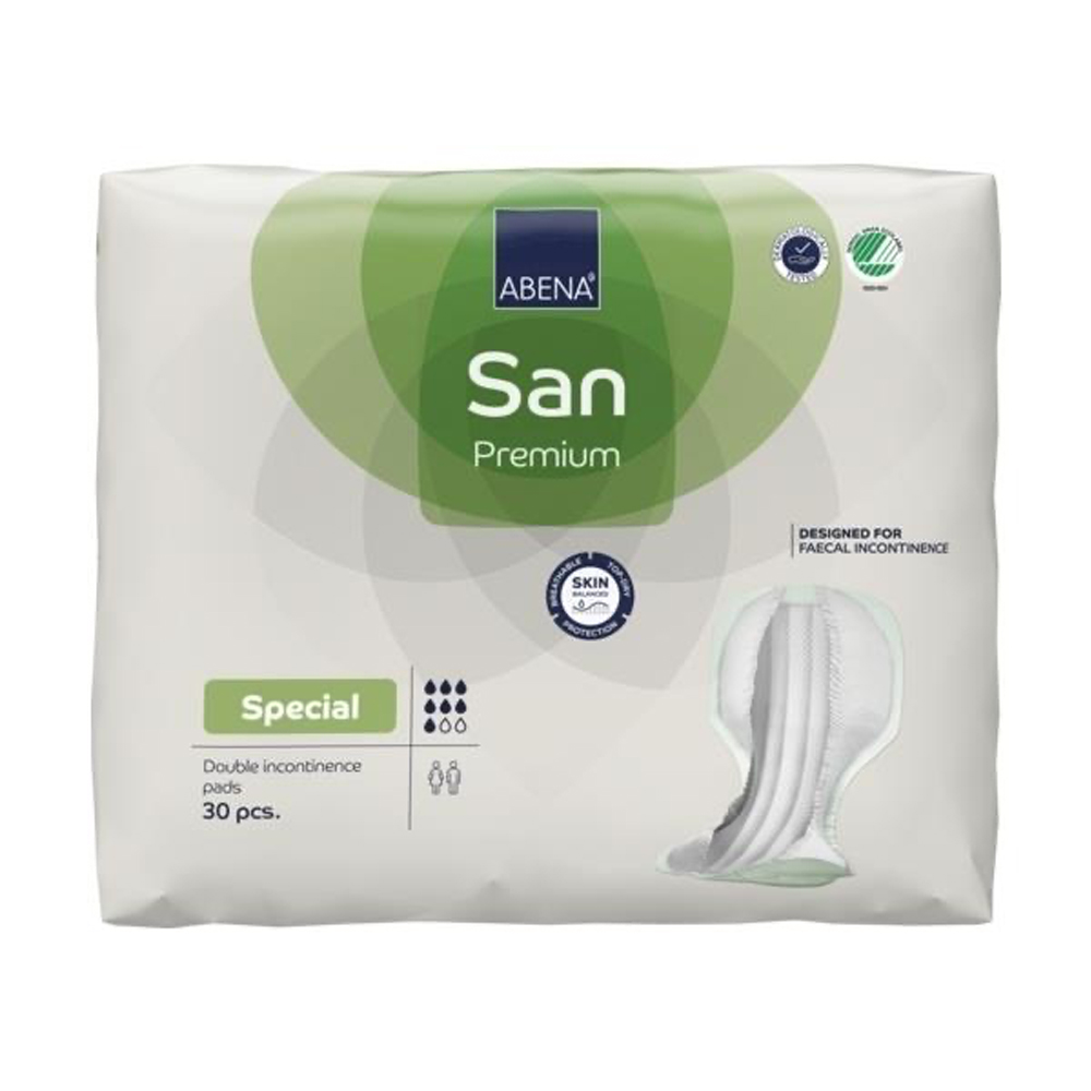 Abena San Special, Premium For Faceal Incontinence - Shaped Pad