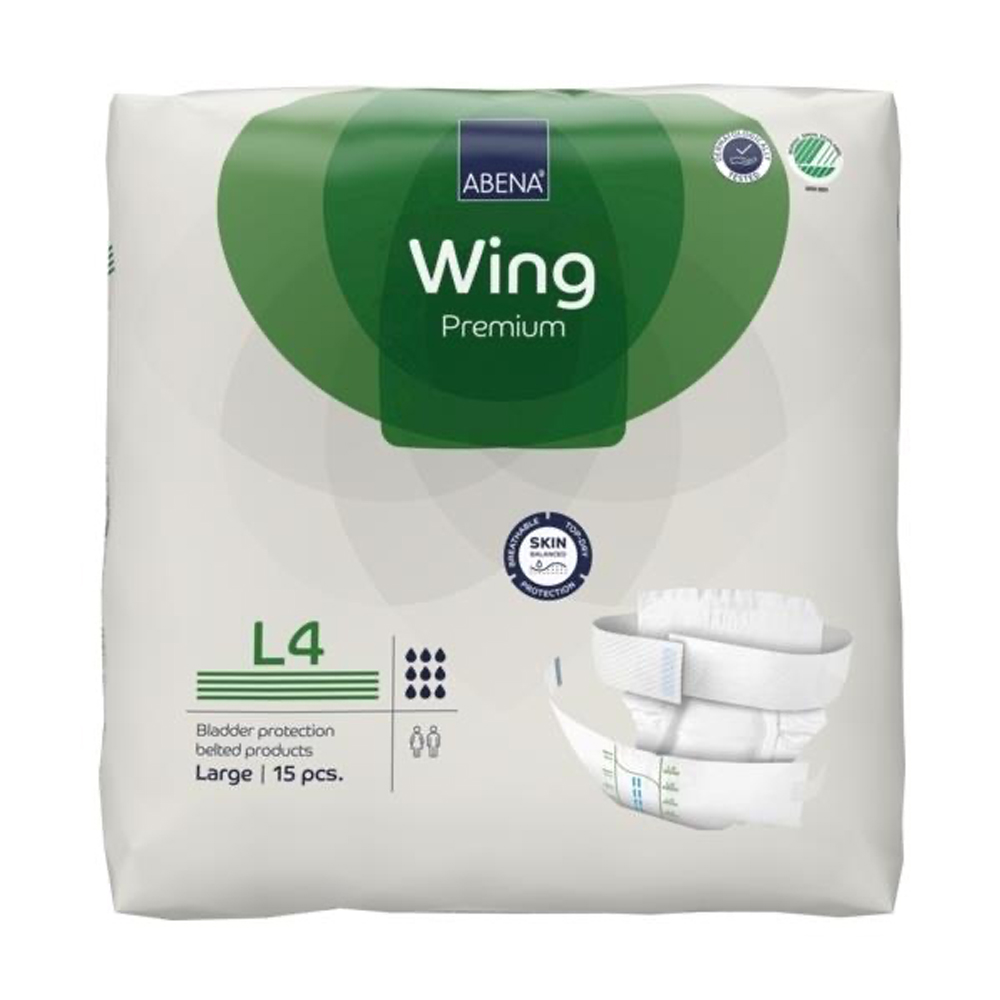 Abena Wing Premium Large 4 (Waist/Hip size 90-135cm)