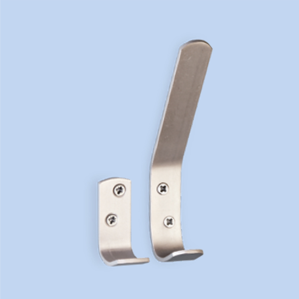 Bathex Aluminium Clothes Hooks – Brushed Finish | Robe & Coat Hooks | Bathroom Home Accessories | Elegant | Buy Order Near Me | Easy Care Systems