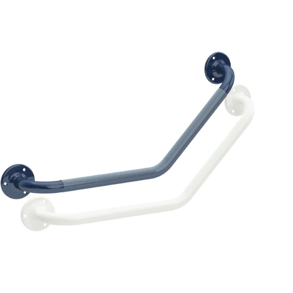 Bathex | 135 Cranked Shower Grab Rail | 35mm | Disabled Elderly Bathroom Showering | Buy Now | Order Online UK | Near Me | Easy Care Systems