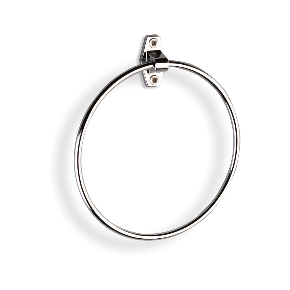 Bathex Towel Ring | Chrome or White Finish | Durable Bathroom Accessory | Elegant | Buy Order Near Me | Easy Care Systems