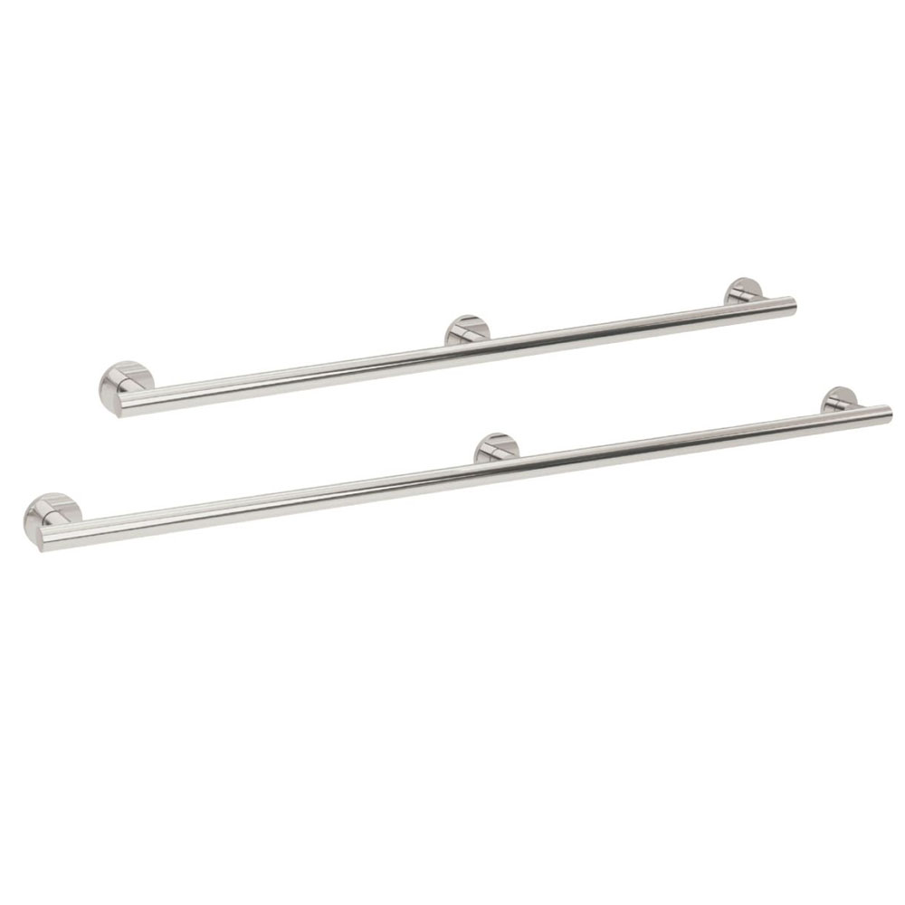 Bathex 35mm Yardley 3 Flange Stainless Steel Grab Rail