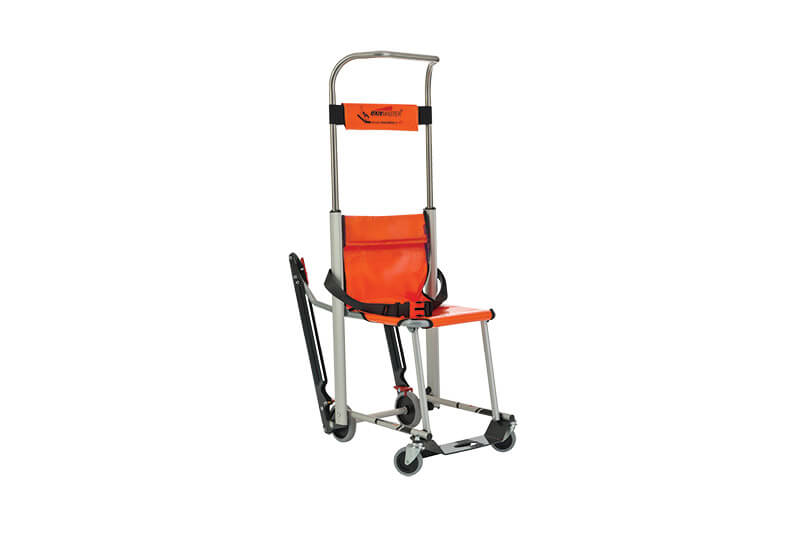 The Exitmaster Versa Evacuation Chair provides safe and easy transportation for the less mobile in an emergency evacuation situation.