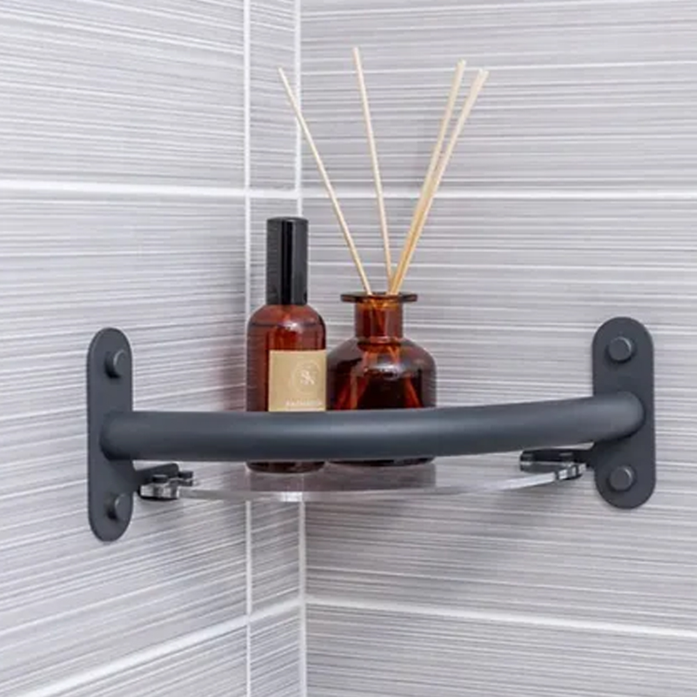 Invisible Creations | The Shower Shelf Grab/Hand Rail
