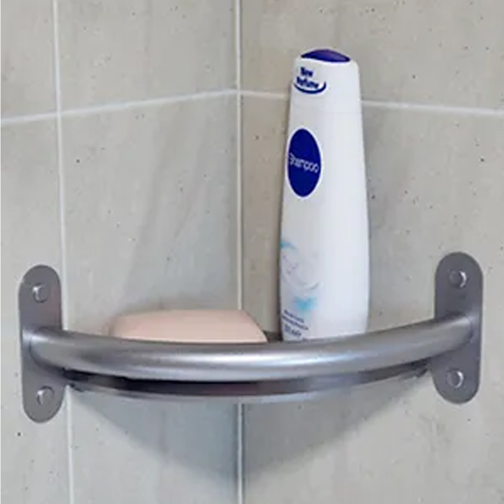 Invisible Creations | Bathroom Shower Shelf Hand Grab Rail for Elderly and Disabled | Buy Now | Order Online | Uk Made | Easy Care Systems
