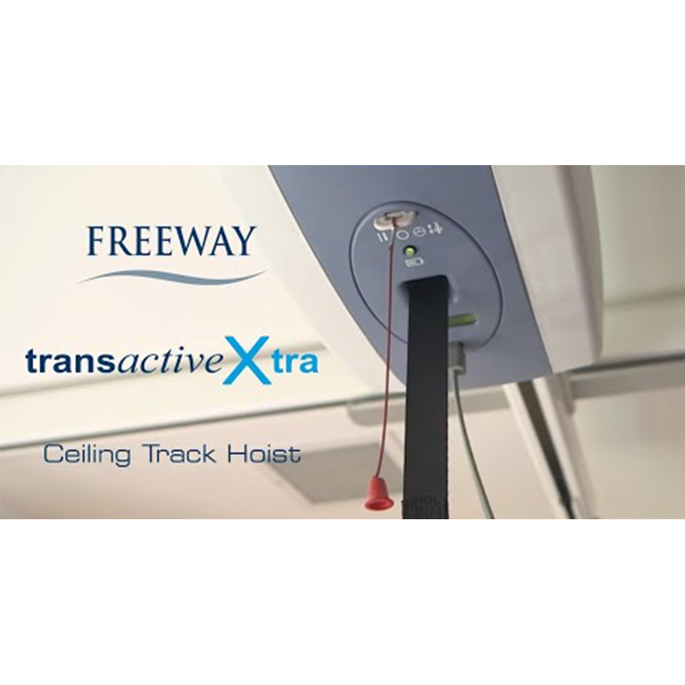 1001TX_Freeway | Prism Medical Transactive Xtra Ceiling Hoist | Safe & Comfortable Transfers | Patient & Disabled & Elderly | Buy Order Online | UK Made | Easy Care Systems