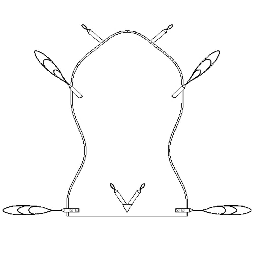 Prism Medical | Comfort Recline Sling | Spacer | Comfortable Medical Sling | Patient Lifting | Moving | Handling | Transfering | Hoisting | Buy Now | Order Online | Easy Care Systems