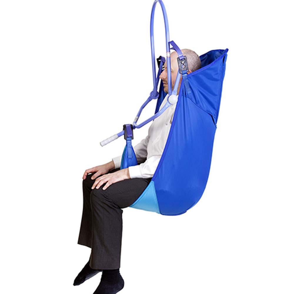 12018U_Prism Medical | General Purpose Polyester-Spacer Material Clip Sling | Comfortable Medical Sling | Patient Lifting | Transfering | Moving | Hoisting | Buy Now | Order Online | Easy Care Systems
