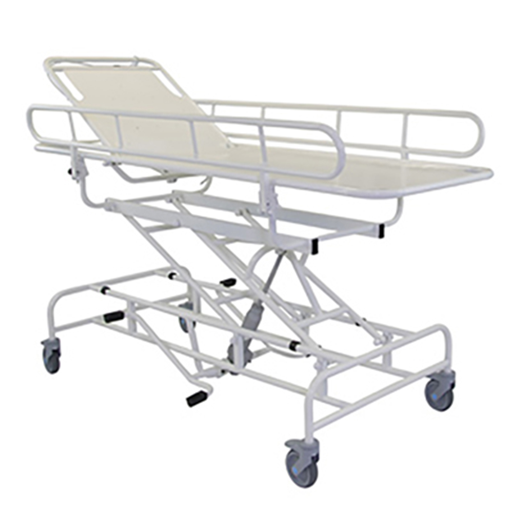 Freeway Height Adjustable Shower Trolley with backrest