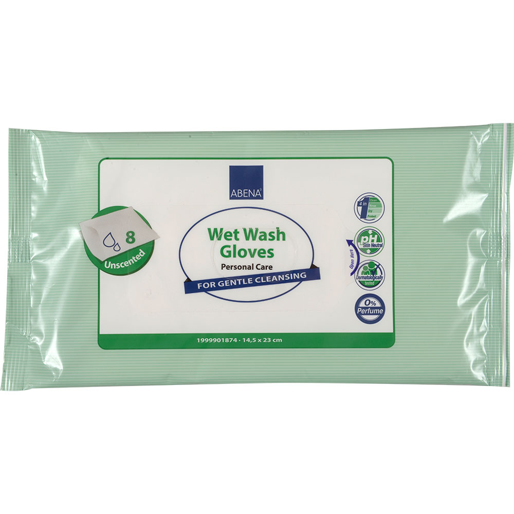 Abena Wet Wash Glove-No perfume-1999901874