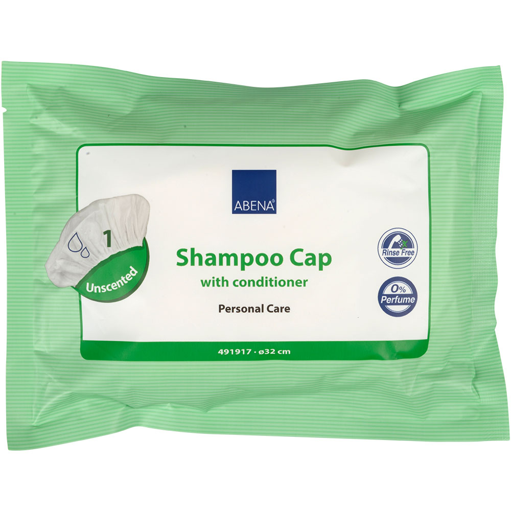 Abena Shampoo Cap with Conditioner-Case of 1 Pack (30 Pieces)