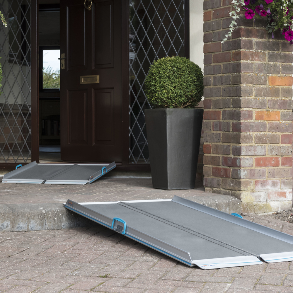 AX6 Enable Access | Aerolight Xtra | Portable Folding Disabled Elderly Wheelchair Ramps | Accessibility for Steps/Stairs/Wood/Door Level | Buy Order Online | Easy Care Systems