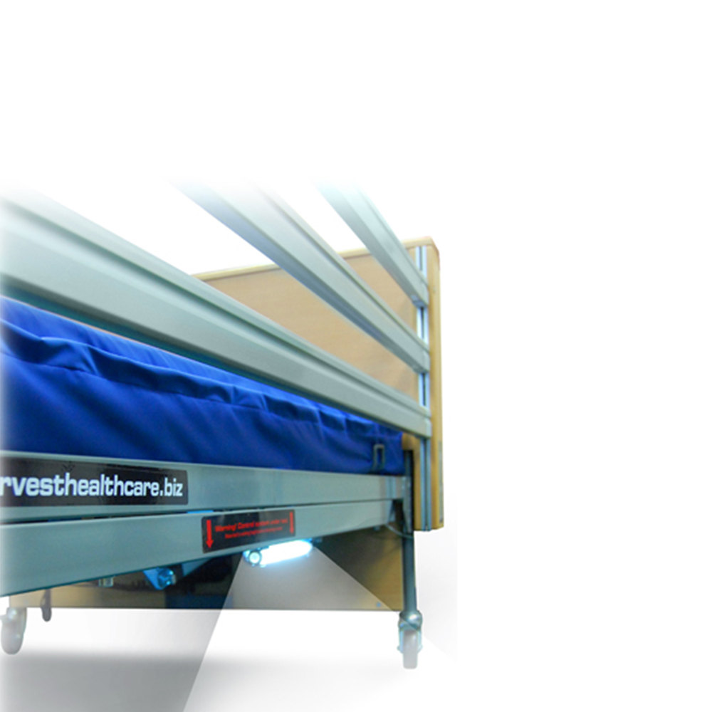 HLDW100_underbed_light Harvest Healthcare | Underbed Light | Bed Accessories | Clinic Bed For Patient Safety | Care Home Hospital | Buy Now Order Online Near Me | Easy Care Systems