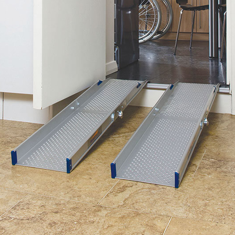 Enable Access | Channel Ramps - Ultra Light Folding | Disabled Elderly Wheelchair Ramps | Vehicle Access | Accessibility for Steps/Stairs/Wood/Door Level | Buy Order Online | Easy Care Systems