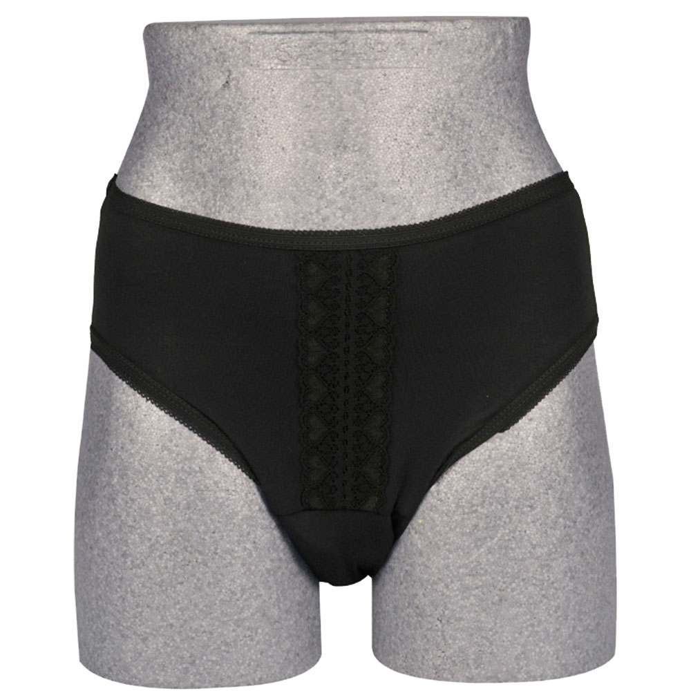 Abena Ladies Mini Brief 120ml Black-Pack size Single