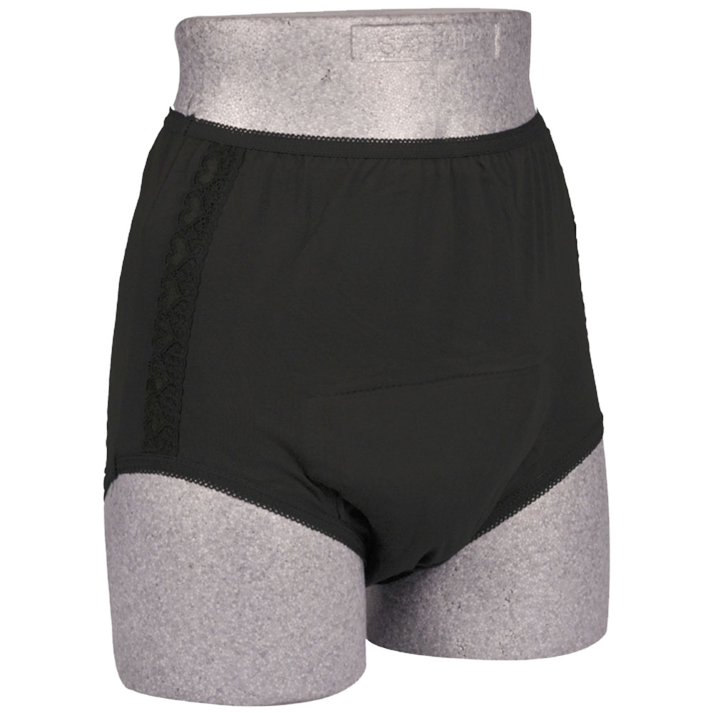 Abena Ladies Full Brief 250ml Black-Pack size Single