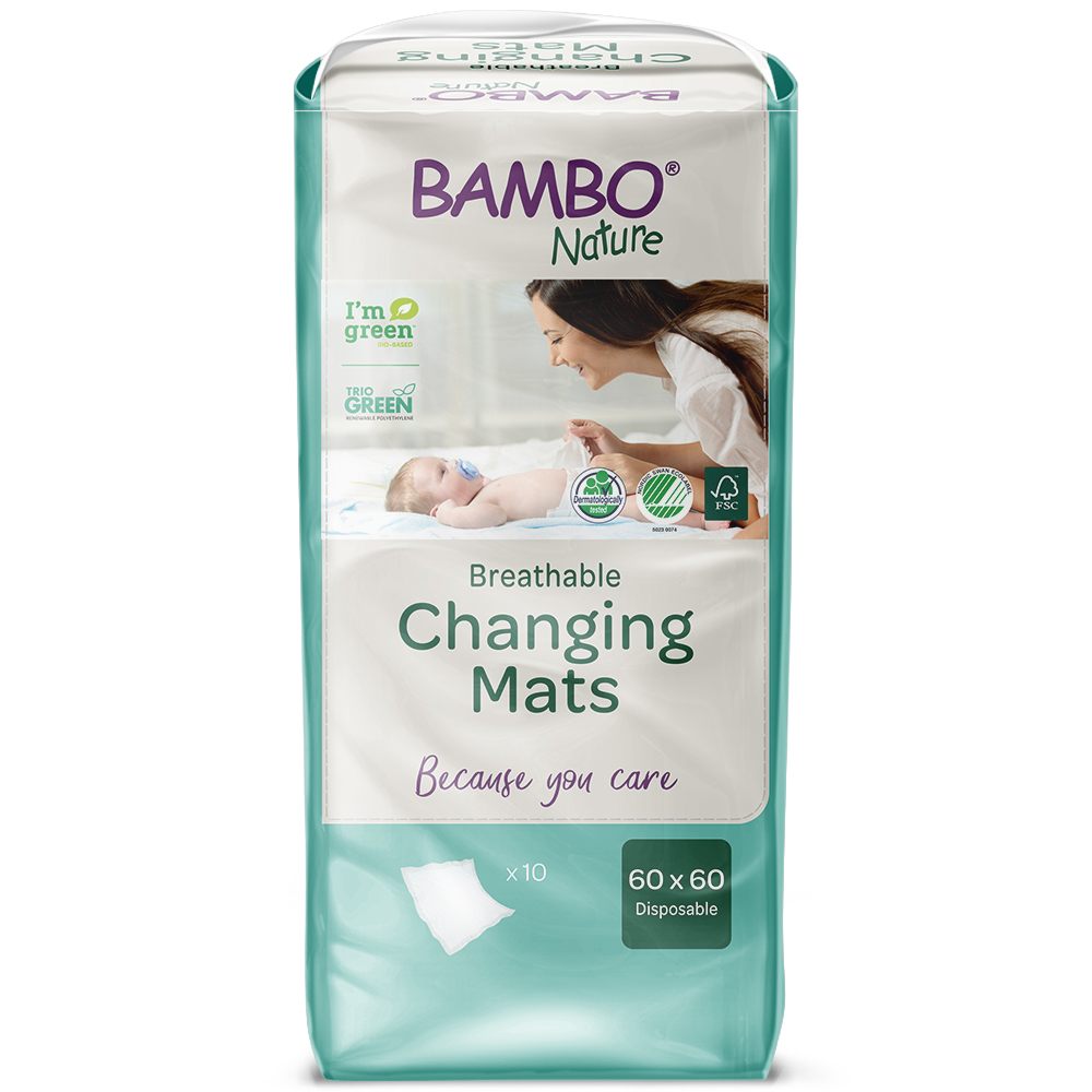 Abena - Bambo Nature - Disposable Changing Mat with Breathable Backsheet
