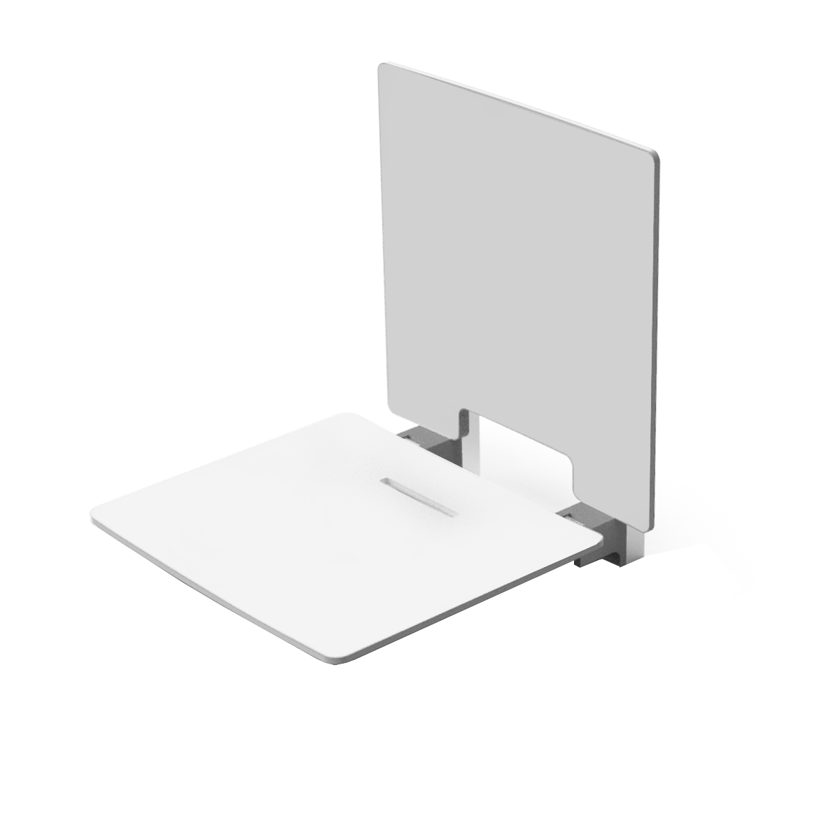 Create a safer, more comfortable showering experience with the Contemporary Slimline Shower Seat with Back Rest. Featuring a sleek fold-away design, supportive backrest and concealed fixings, this premium wall-mounted shower seat is ideal for accessible bathrooms, wet rooms and modern commercial washrooms.