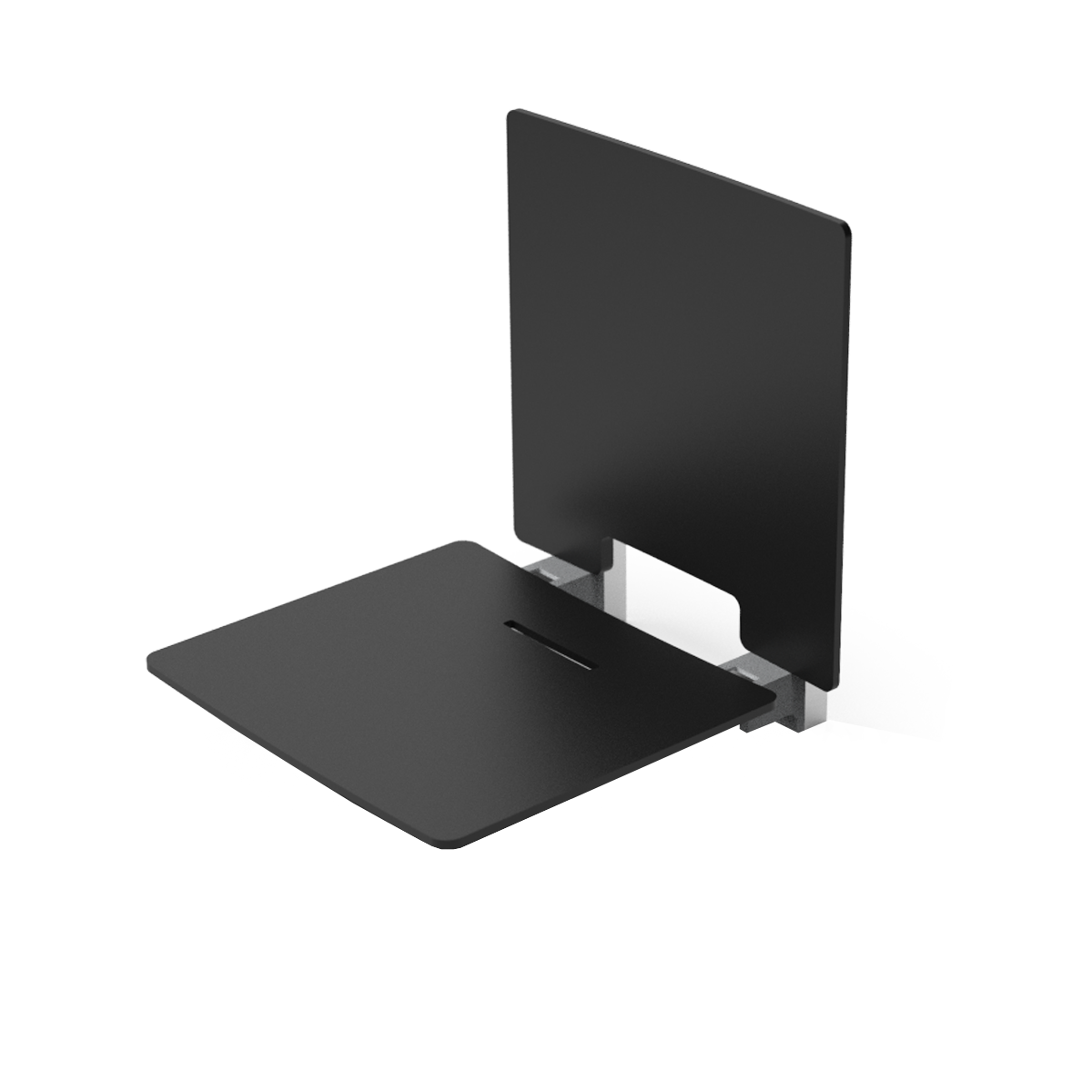 Contemporary Slimline Shower Seat, backrest