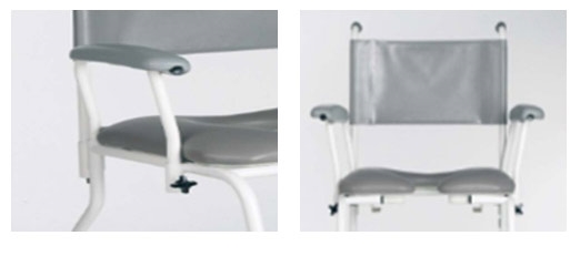 Freeway Shower Chair Armrests M6 Star Handles (Armrest Locking Nut)
