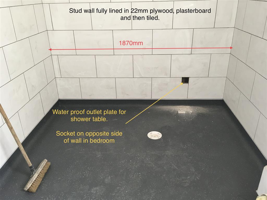 Wall Mounted Shower Stretchers image 1