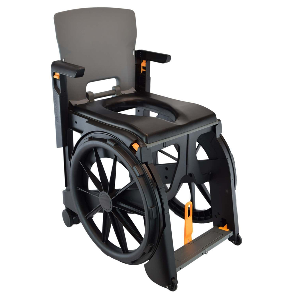 Wheelable Travel Commode / Shower Chair