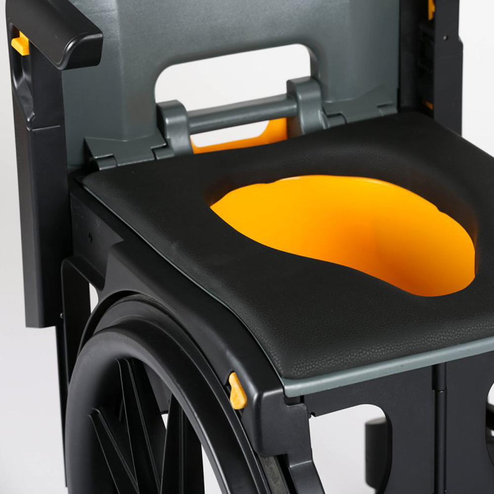 Osprey Group | Wheelable Foldable Travel Commode Chair | Showering Toileting Wet Room Aid | Elderly & Disabled | Best Product | Buy Order Online | Easy Care Systems